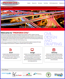 Website designed for Proform Civil